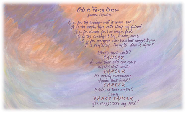 Ode to Fancy Cancer Artwork & Poem